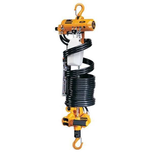 Air Chain Hoist, 250 lb. Cap., 6.5 ft. Lft