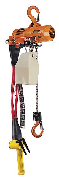 Air Chain Hoist, 500 lb. Cap., 15 ft. Lift