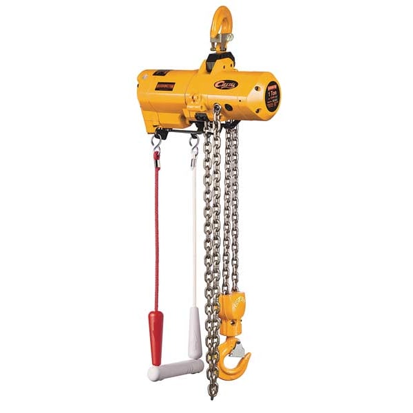Air Chain Hoist, 2000 lb. Cap., 15 ft. Lft