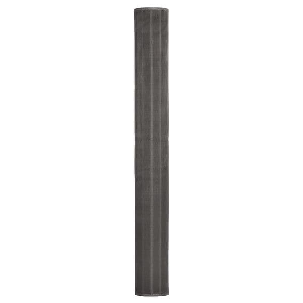 Door and Window Screen, Aluminum, 48 in W, 25 ft L, 0.011 in Wire Dia, Charcoal