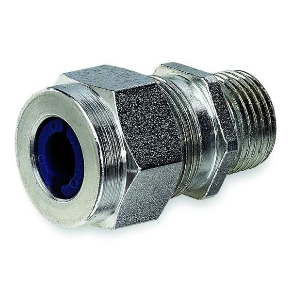 Liquid Tight Connector, 3/4in., Yellow