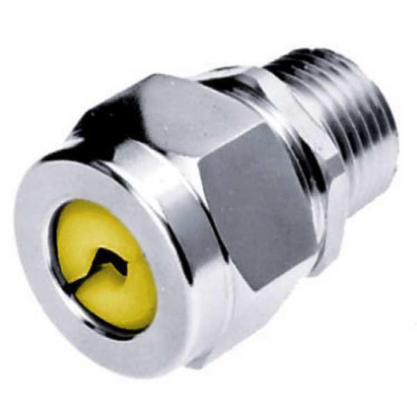Liquid Tight Connector, 1 in., Yellow