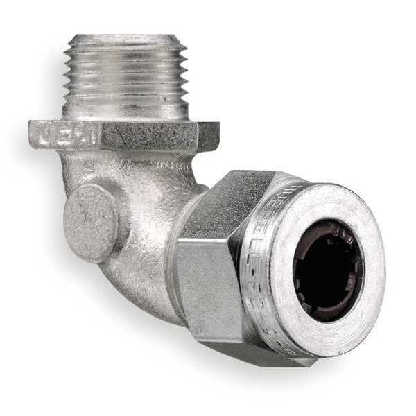 Liquid Tight Connector, 1/2in., 90 deg, Brn