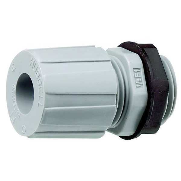 Liquid Tight Connector, 3/8 in., Gray