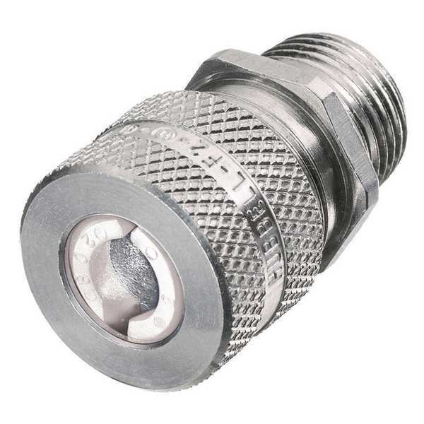 Liquid Tight Connector, 3/8 in., White