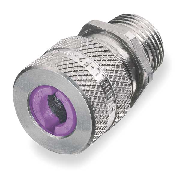 Liquid Tight Connector, 1/2in., Orchid