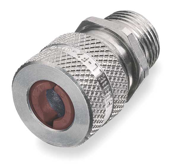 Liquid Tight Connector, 3/4 in., Brown