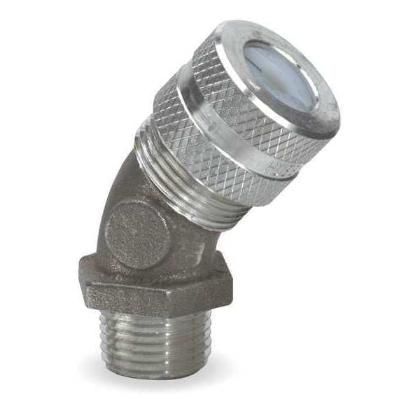 Cord Connector, 1/2 in., 45, White