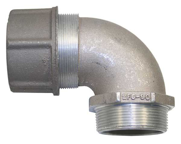 Liquid Tight Connector, 2 in., 90 deg