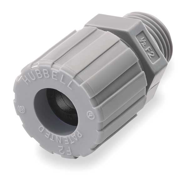Liquid Tight Connector, 3/8 in., Black