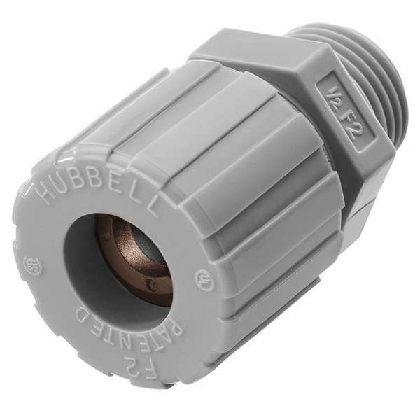 Liquid Tight Connector, 3/4 in., Brown