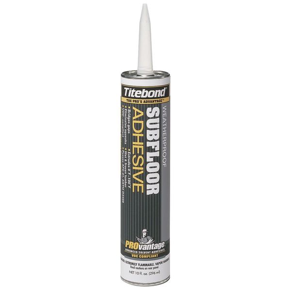 Floor Adhesive, 10 oz, Cartridge, Light Beige