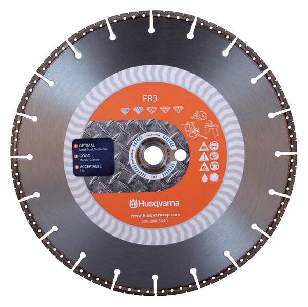 Diamond Saw Blade, Fire Rescue, 12 in. Dia