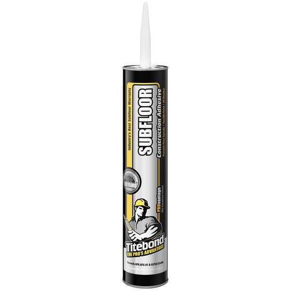 Floor Adhesive, PROvantage Subfloor Series, Light Beige, 28 oz, Cartridge