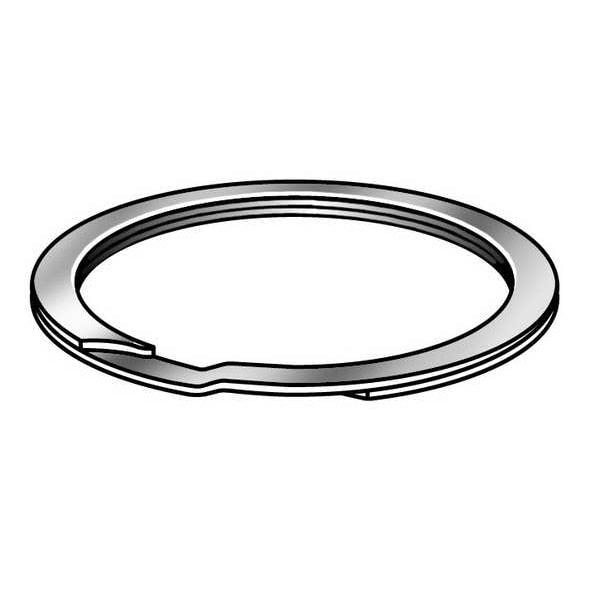 Internal Retaining Ring, Steel, Oil Finish, 1 3/16 in Bore Dia., 5 PK