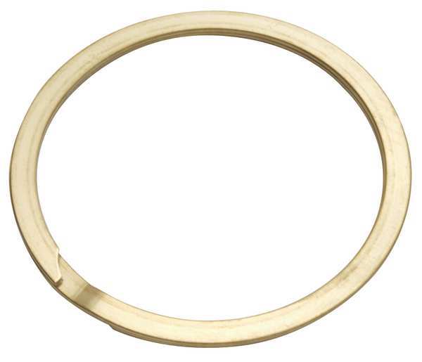 External Retaining Ring, 18-8 Stainless Steel Plain Finish, 2 5/8 in Shaft Dia