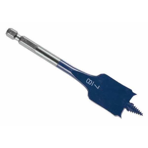 Stubby Spade Bit, 7/8 In, 1/2 Hex, 4 In L