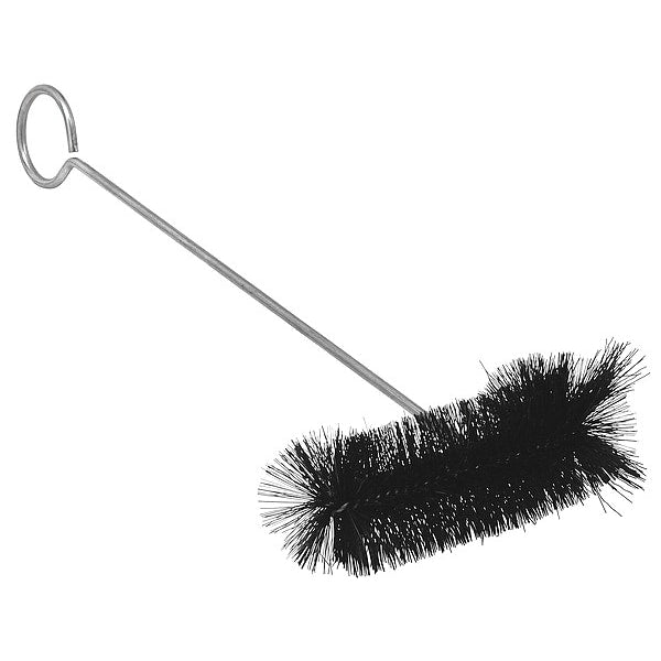 Lab Brush Flask, 12 in L Brush, Black, 12 in L Overall