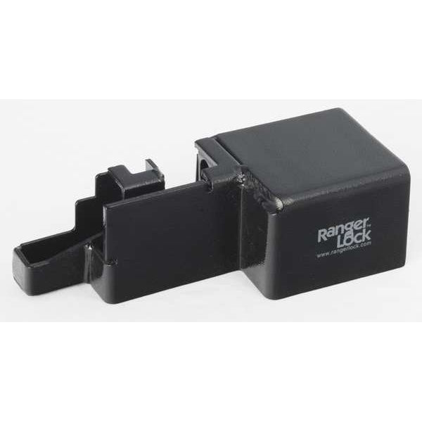 Padlock Guard, Hardened Steel, Blk, 10