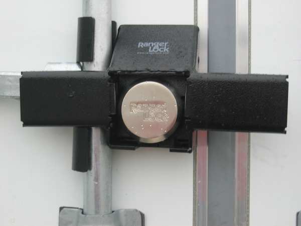 Padlock Guard, Hardened Steel, Blk, 12