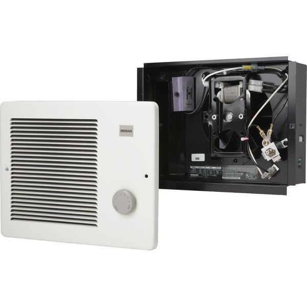 Recessed Electric Wall-Mount Heater, Recessed or Surface, 208/240V AC