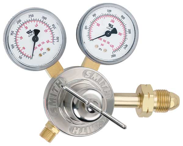 Gas Regulator, Single Stage, CGA-510, 50 psi, Use With: Liquefied Propane