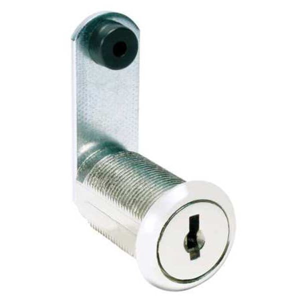 Disc Tumbler Keyed Cam Lock, Master Keyed, 4TYH5 Key, For Material Thickness 15/64 in