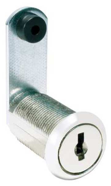 Disc Tumbler Keyed Cam Lock, Keyed Alike, C346A Key, For Material Thickness 15/64 in