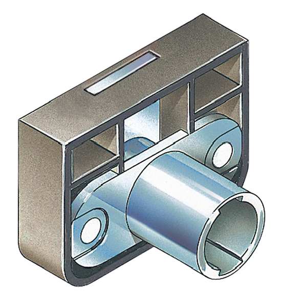 Removable Core Plug Cabinet and Drawer Dead Bolt Locks, SFIC Key, For Material Thickness 3/4 in