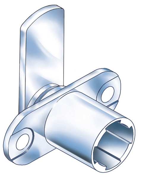 Interchangeable Core Keyed Cam Lock, Master Keyed, SFIC Key, For Material Thickness 3/4 in