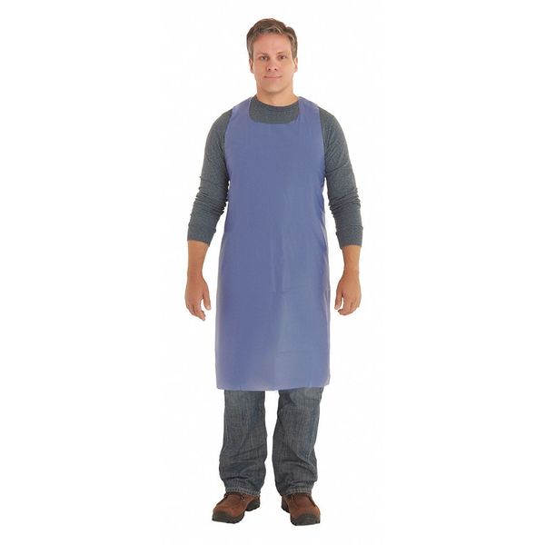 Die Cut Apron, Blue, 47 In. L
