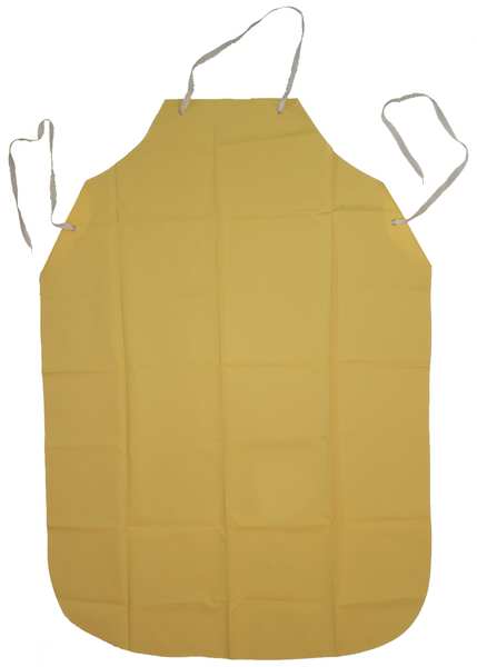 Bib Apron, Yellow, 48 In. L