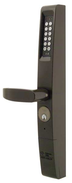 Electronic Lock, Dark Bronze, 12 Button
