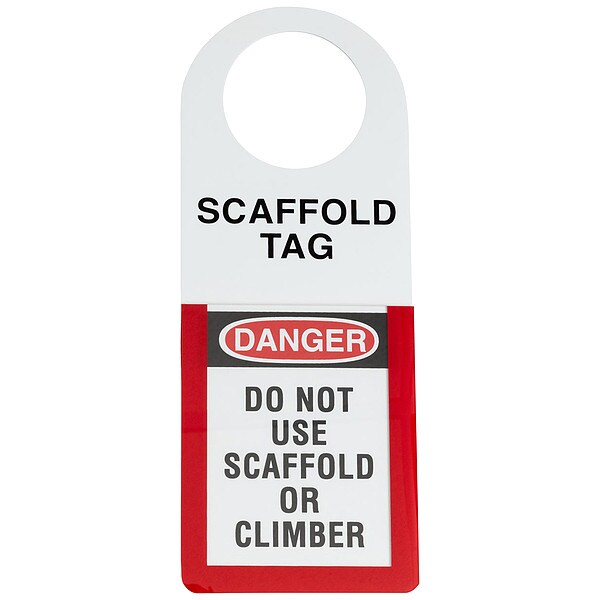 Scaffold Status Holder, 12 x 4-1/2 In.