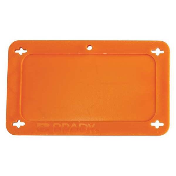 Blank Tag, 1-1/2 x 3 In, Orn, Plstc
