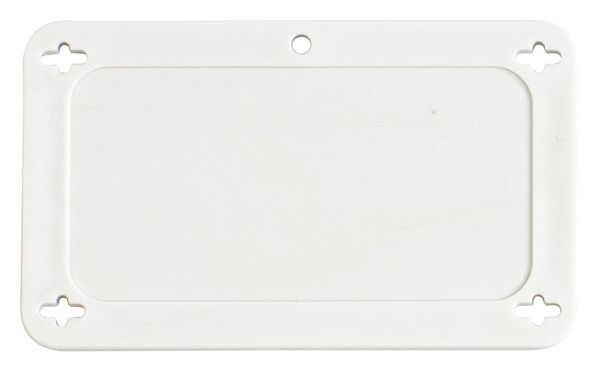 Blank Tag, 1-1/2 x 3 In, Wht, Plstc