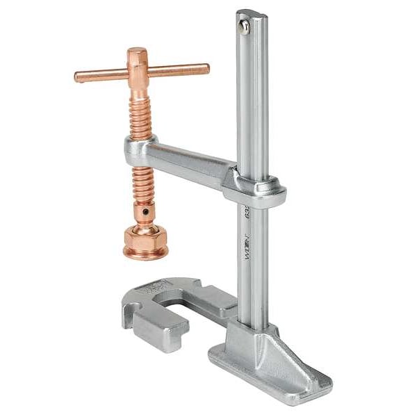 Welding Shoe Clamp, 5 1/2 In, Copper