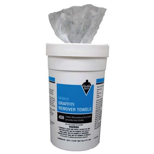Graffiti and Paint Remover Towels 10-1/2