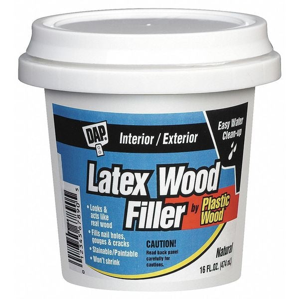 Wood Filler 16 oz Size, Pail Natural Plastic Wood