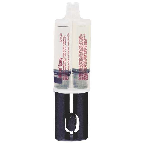 Epoxy Adhesive, 14240 Series, Gray, 1:01 Mix Ratio, 12 hr Functional Cure, Syringe