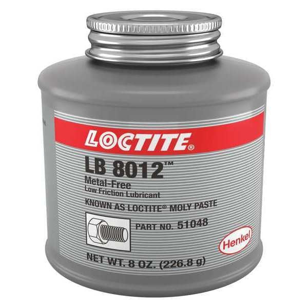 Anti Seize, Moly Paste, 8oz. Brush Top Can LB 8012(TM) MOLY PASTE
