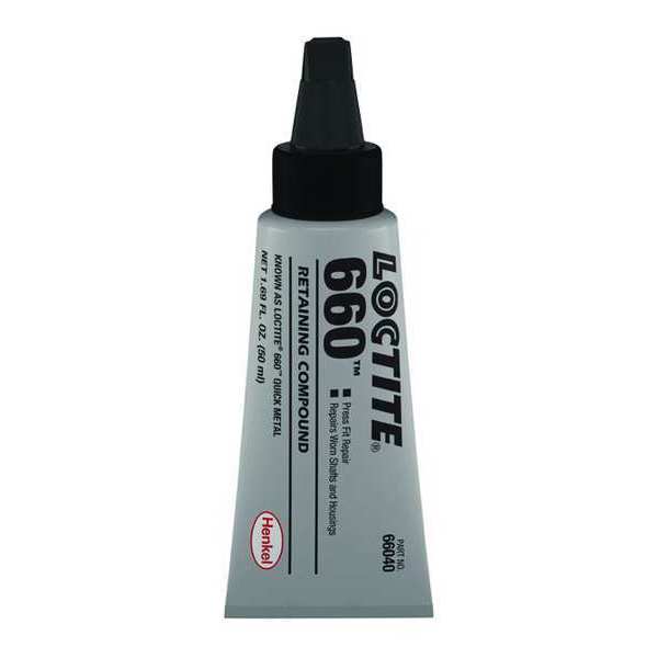 Retaining Compound 660, 1.7 fl oz, Tube, Silver