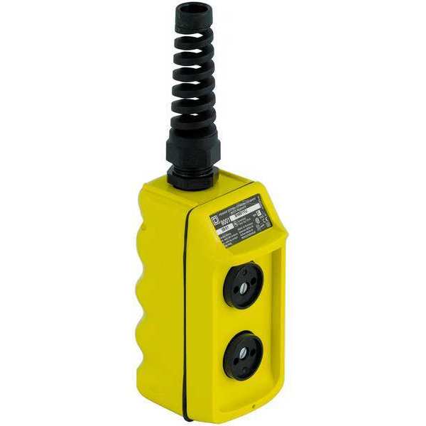 Pendant Push Button Station, NO/NC, Yellow