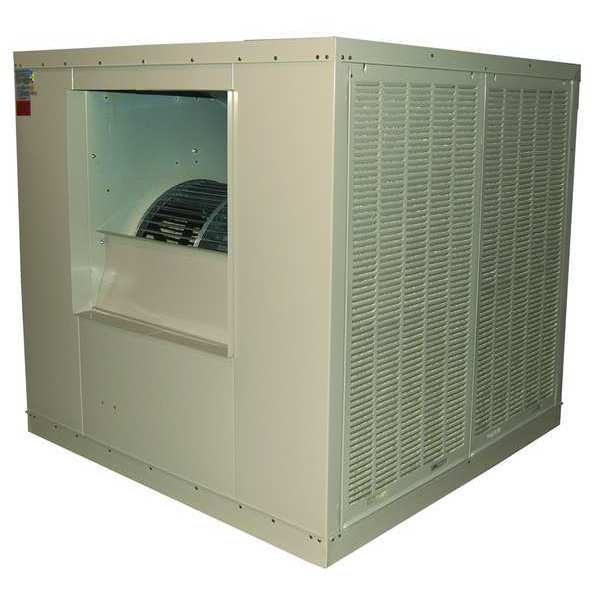 Ducted Evaporative Cooler with Motor 16,000 cfm, 10,000 sq. ft., 2 HP
