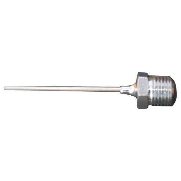 Needle, 2 in Length, Stainless Steel 5 PK Silver