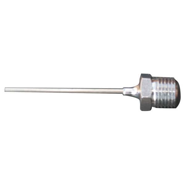 Needle, 2 in Length, Stainless Steel 5 PK Silver