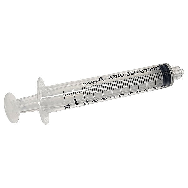 Dispensing Syringe, 10 mL, Manual, Luer-Lock Connection, Translucent, 10 Pack