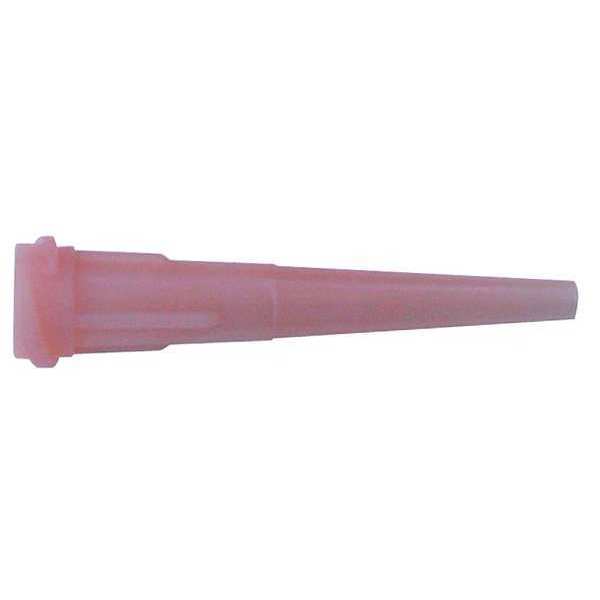 Dispensing Tip, 1 1/4 in Length, Polyethylene 50 PK Salmon