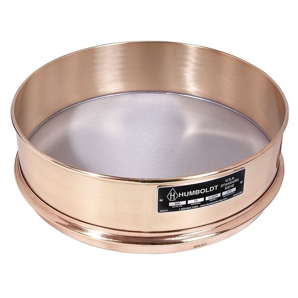 Test Sieve, 200mm, Brass Frame, 2500 micron
