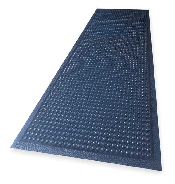 Antifatigue Runner, Black, 10 ft. L x 2 ft. 6